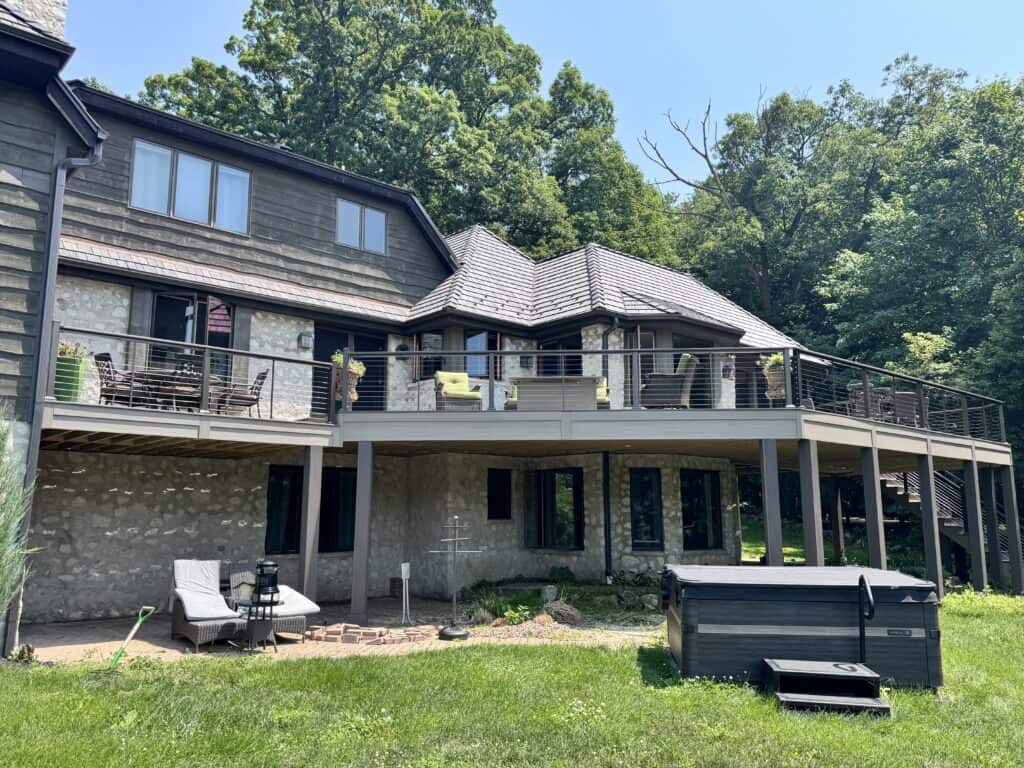 Hartford wi deck project19