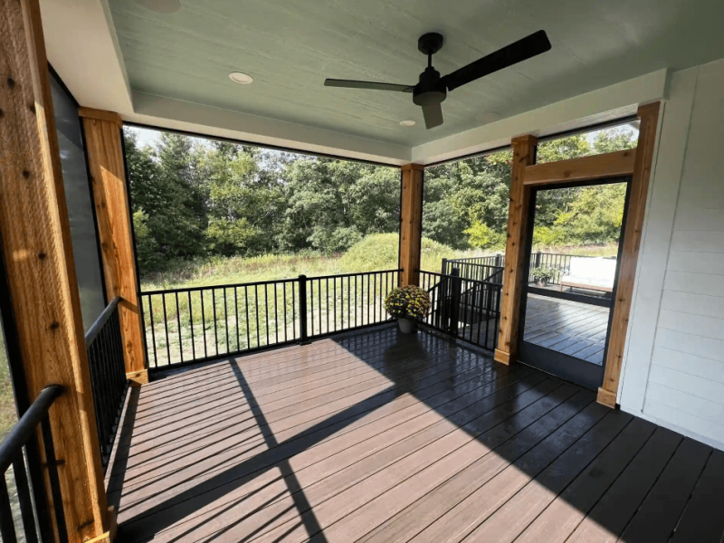 interior_of_screened_deck_w-ceiling_fan - Off-Season Deck Building